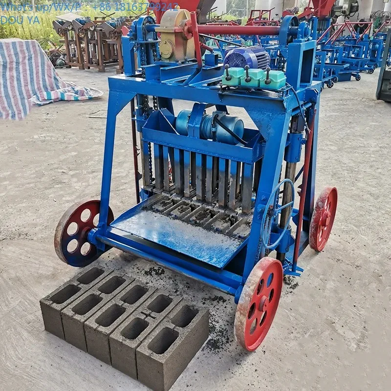 2026 Fabricación de fábrica Máquina para fabricar bloques manuales de ladrillos huecos de uso industrial de alta eficiencia