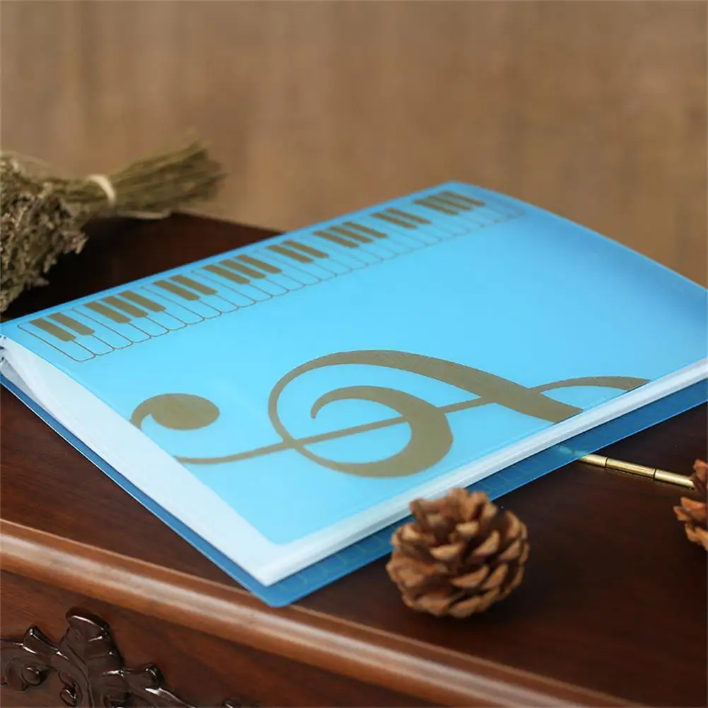 

Music Score Book 40 Sheets Insert-type A4 Folder Music Score Book Folder File Folders Document Organizer Storage Accessories