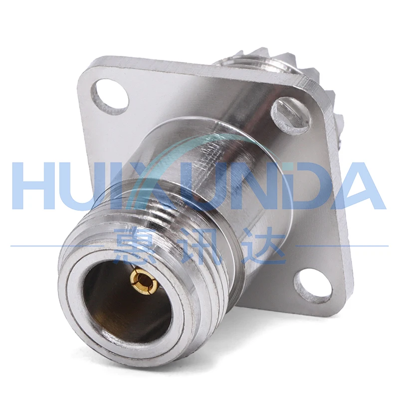 N/SL16-KKF N female to SL16 female four-hole flange fixed N/UHF-KKF connector L16/M-KFK