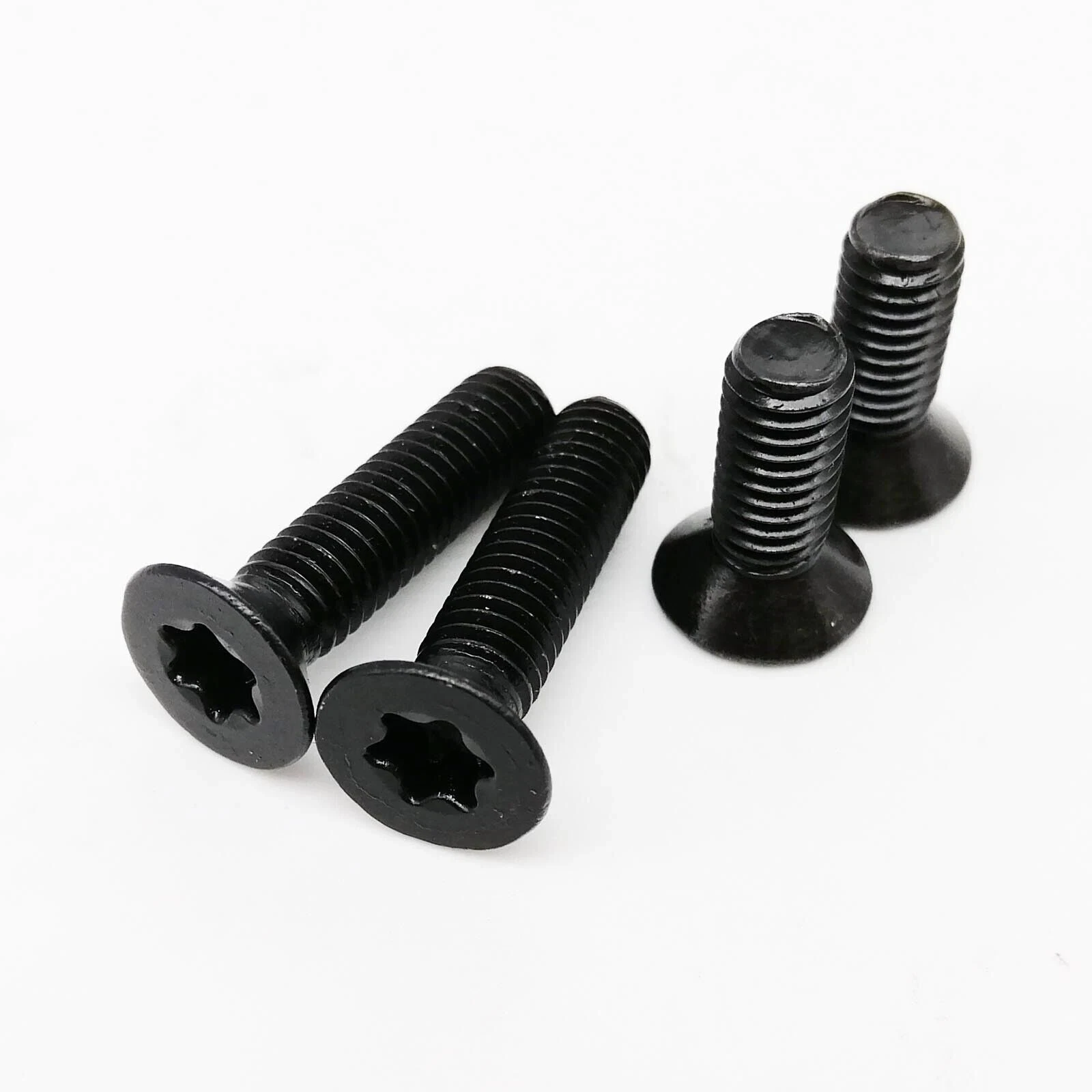 25~100pcs M2 M2.5 M3 M4 M5 M6 GB2673 Black A2-70 304 Stainless Steel Torx Head Flat Countersunk Screw Six Lobe Bolt L=4mm~35mm