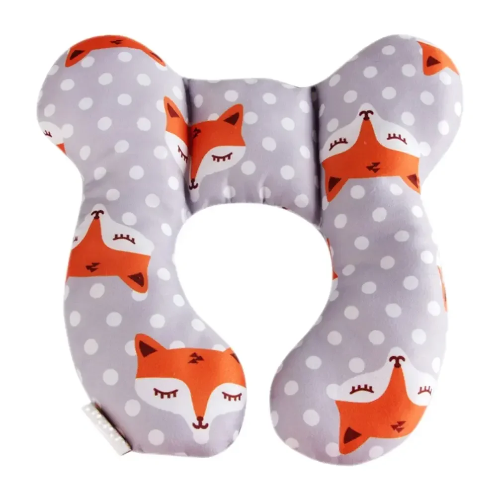 チャイルドシート用の柔らかい首サポート枕,頭と首の枕,子供用,U字型ヘッドレスト,頭の保護クッション