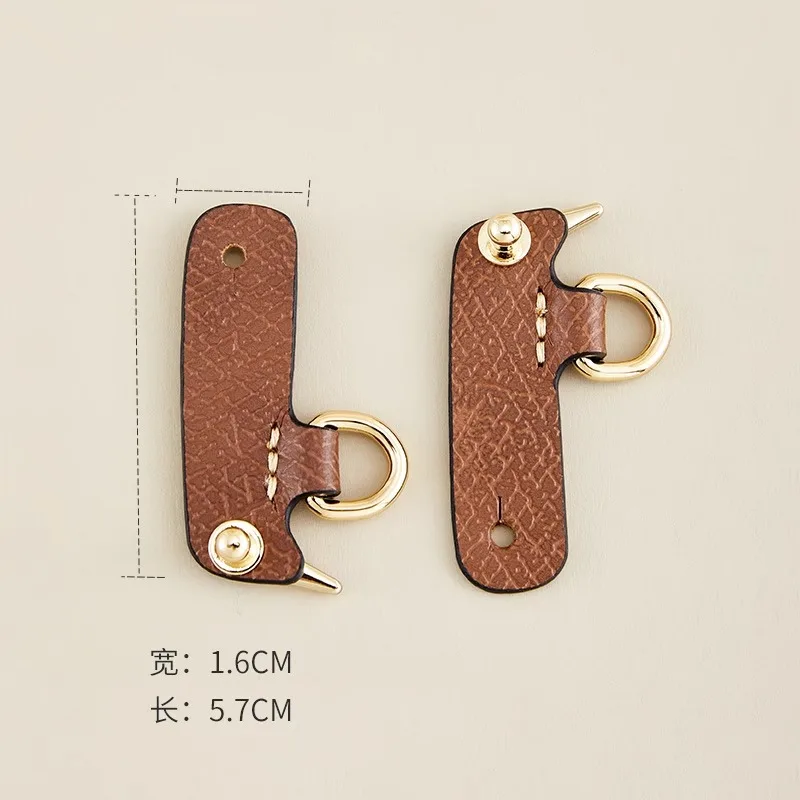 Lederen vervangende crossbody tasriem voor Longchamp Mini Bag schouderriem zonder ponsen Modificatie tasaccessoires