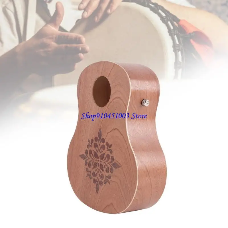 

77HC Light Weight Hand Drum Cajon Drum with Curved Molded Designs and Designs