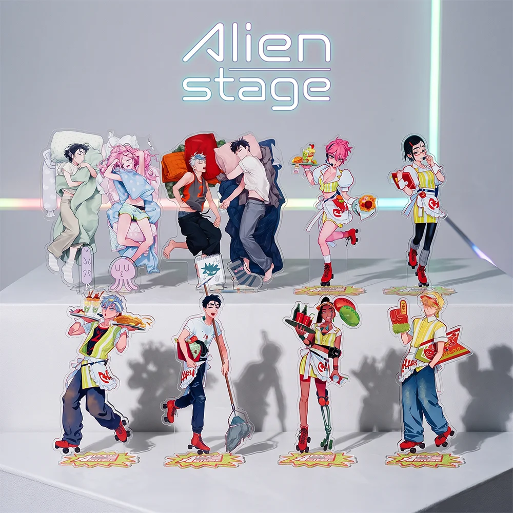 ALIEN STAGE Mizi Till Ivan Luka Sua Hyuna 4th Anni DAY&NIGHT 15CM Double Sided Acrylic Stand Keychain 2026 New Anime Stand Decor