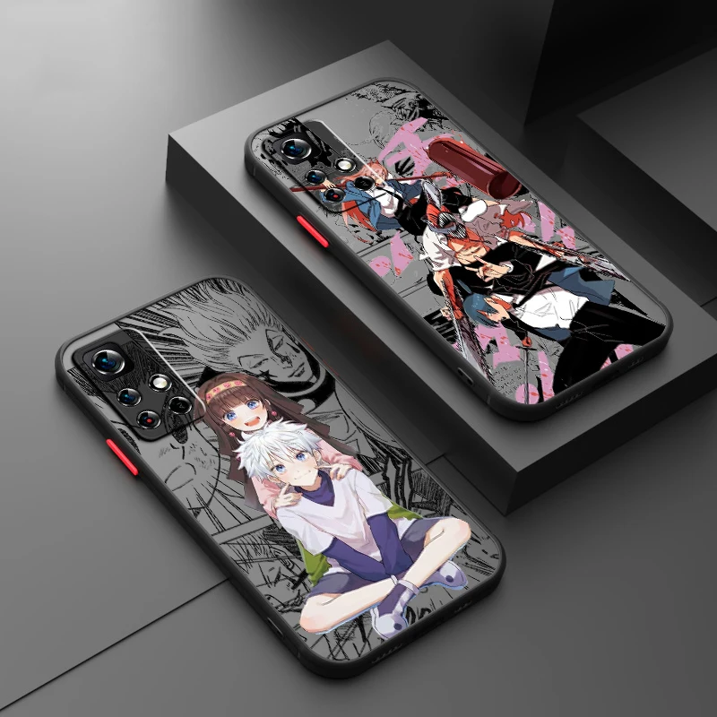 

Hunter X Hunter Anime Fashion Frosted Translucent For Redmi 8 8A 9A 9C 9AT 9 9T 10X 10A 10C 10 11A 12C 12 13C 5G Cover