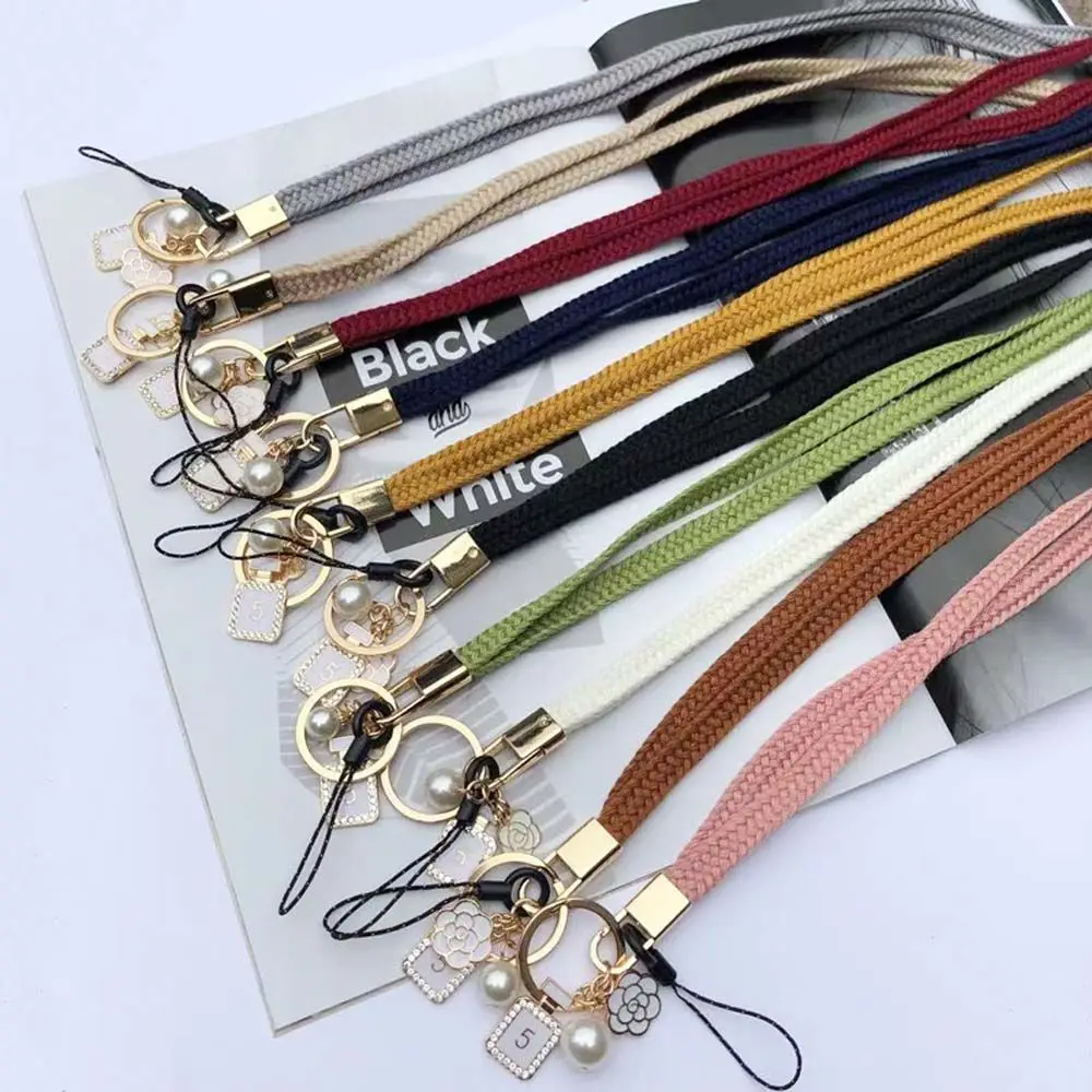 مفاتيح حامل النسيج حزام Neckband اكسسوارات الهاتف المحمول الأشرطة الهاتف الحبل المفاتيح الحبل حزام الرقبة