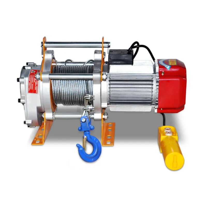 

Wire rope electric hoist 220V small winch fast lifting crane 380V crane