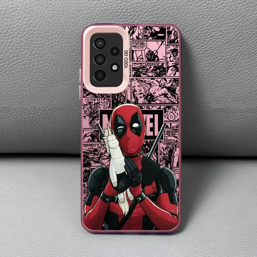 Marvel Deadpool Cool Phone case for Samsung Galaxy A12 14 A15 A13 16 A23 A24 22 A25 32 A33 35 A51 34 A52 S A53 55 A71 A72 54 A73