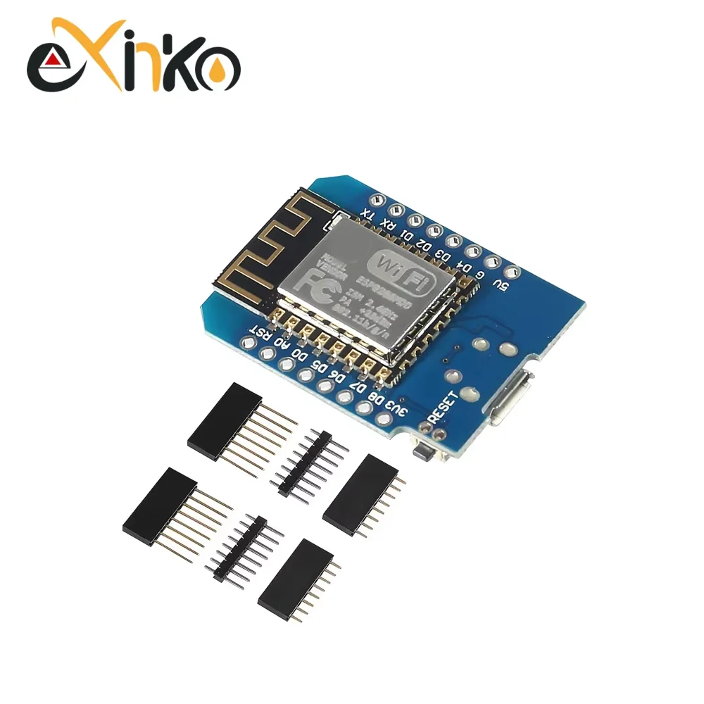 1-10PCS WeMos D1 Mini ESP8266 ESP-12F ESP12 Module WiFi Development Board TYPE-C Micro USB 3.3V Digital Pin For Arduino