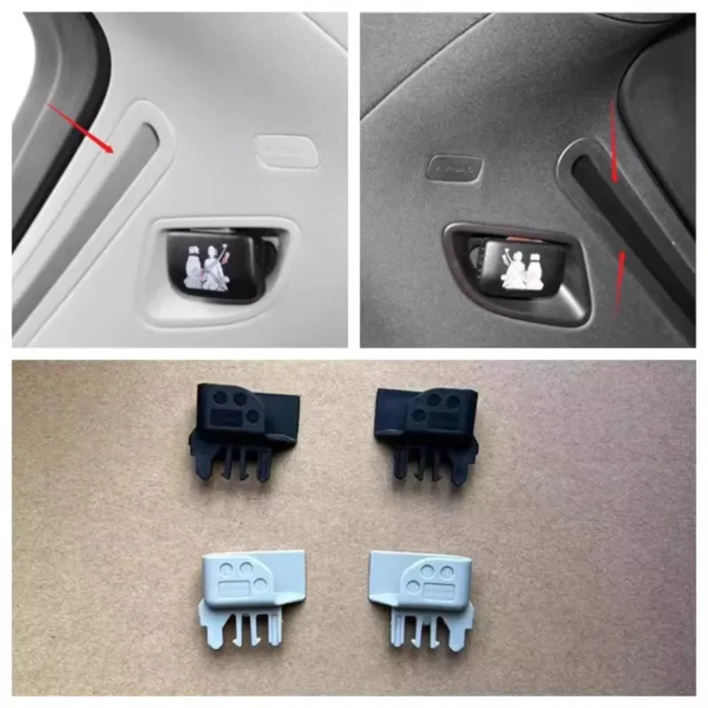 For AUDI Q7 A4 S4 RS6 A6 Rear Cover Curtain Slide Slider Clip 1pcs