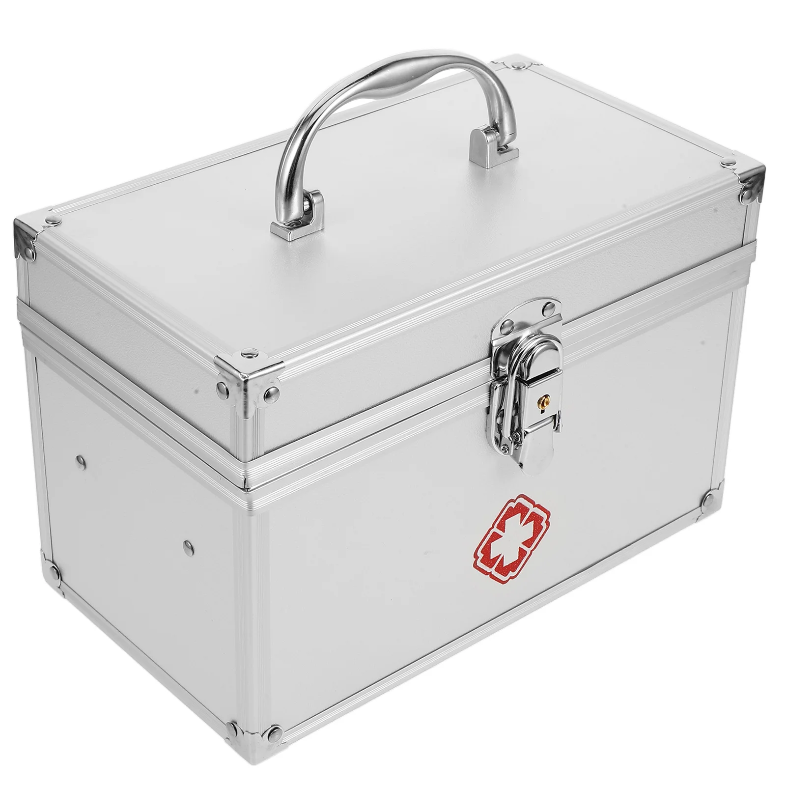 صندوق مساعد كبير، حقيبة طبية محمولة، منظم تخزين في حالات الطوارئ للمنزل، صندوق دواء خارجي #6