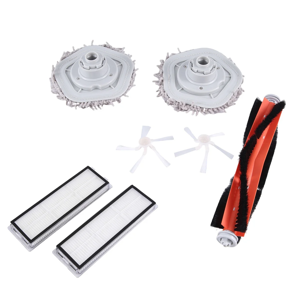 Hauptseitenbürste Hepa-Filter Mopptuch für Bot W10 W10 Pro selbstreinigender Roboter-Staubsauger und Wischteile-HIM