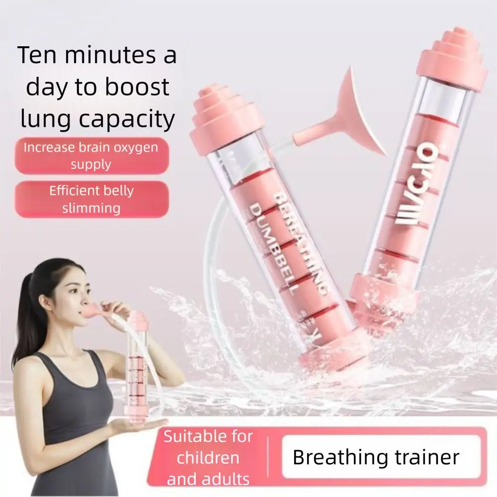 

Muscle Trainer Breathing Exercise Device Lung Respirator Adjustable Abdominal Muscle Trainer Stronger Lungs 1 Set