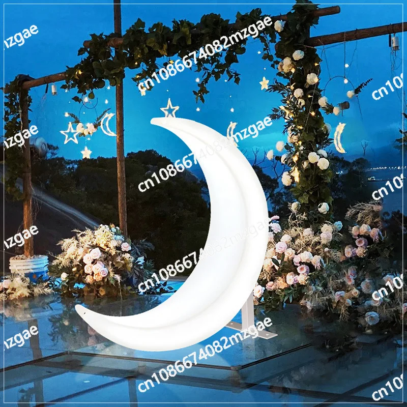 

Наружное дворовое многоместное светящееся лунное кресло-качалка, подвесное кресло-качалка, солнечная энергия