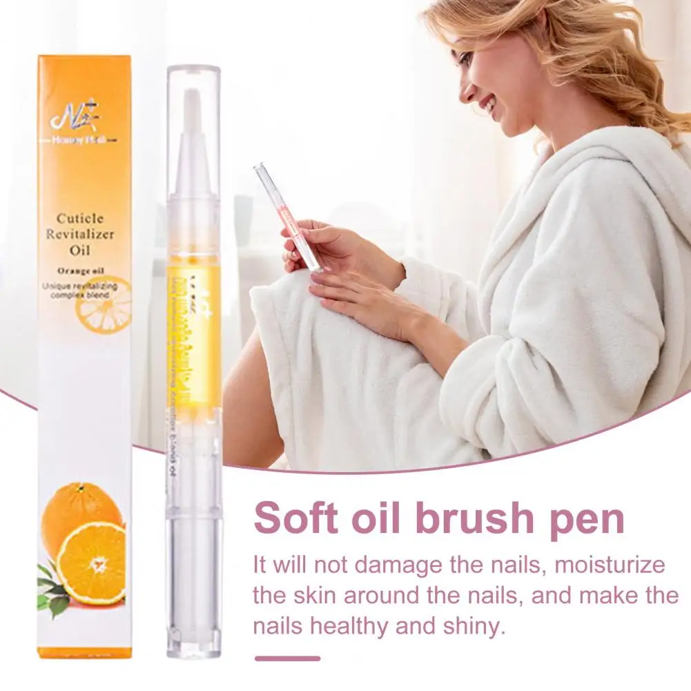 Cuticle Oil Brush Nail Moisturizing Pen Nourishing Nail Care Kit for Healthier Nails Cuticle Oil Pen Set with for Soft