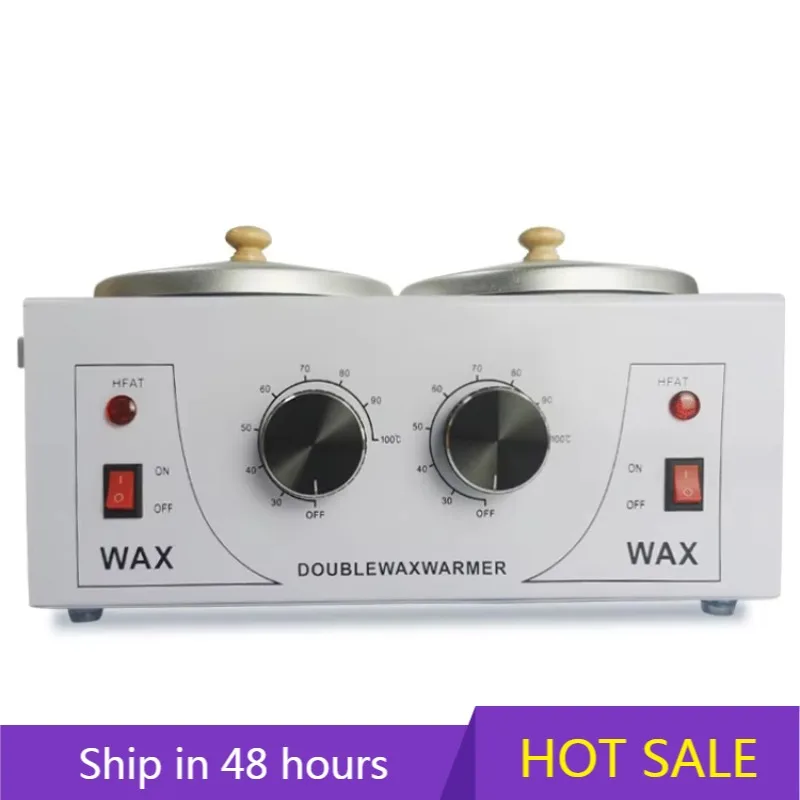YTYIN Banafen آلة شمع الوجه فرن مزدوج تسخين الشمع الفاصوليا إزالة الشعر وعاء ذوبان الشمع وعاء واحد/مزدوج يستخدم أدناه