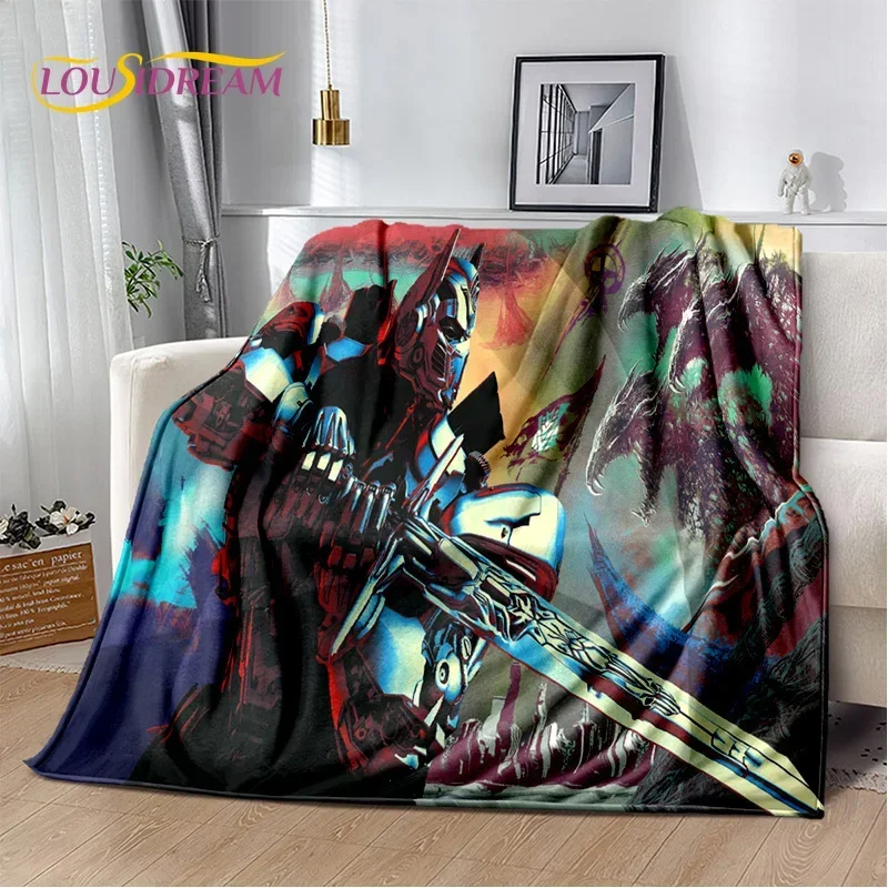 HD Cartoon T-Transformers  Autobots 3D Soft Blankets,Keep Warm Throw Blanket for Picnic Beds Sofa Home Bedroom Gifts Kids Hiking