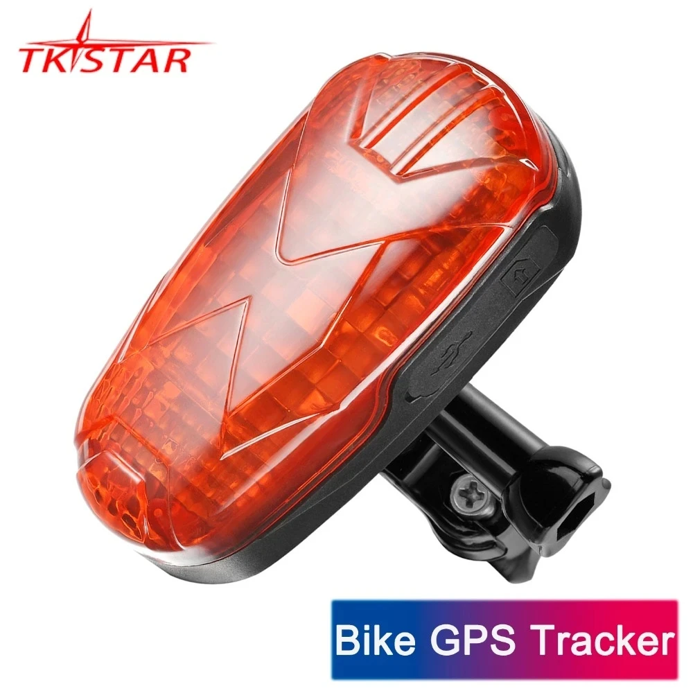 TKSTAR TK906 GPS Bike Tracker Tail Light Waterproof Hidden Locator Long Standby Alarm Free APP Bicycle Tracking System view 5