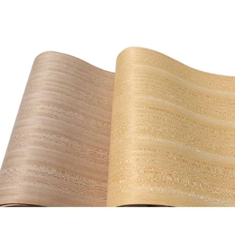 

250*58cm Dyed Light Brown Nesse Wood Veneer for DIY Wall Panel Shelf Cover Furniture Cabinet Decor Wood Sheets(back Kraft paper)