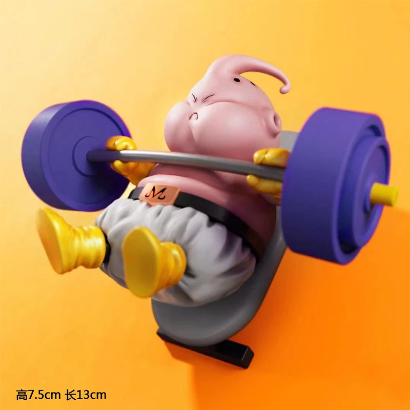 10cm Dragon Ball Action Figure Majin Buu Bodybuilding Series Originality Model Doll Desk Decoration Ornament Car Ornaments Gift