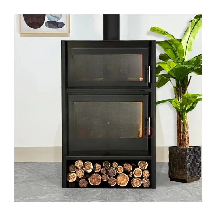 Indoor Fireplace Wood Burning Stove Woodfire Vintage Stoves Chimney Exterior Pizza Oven Stove Fireplace