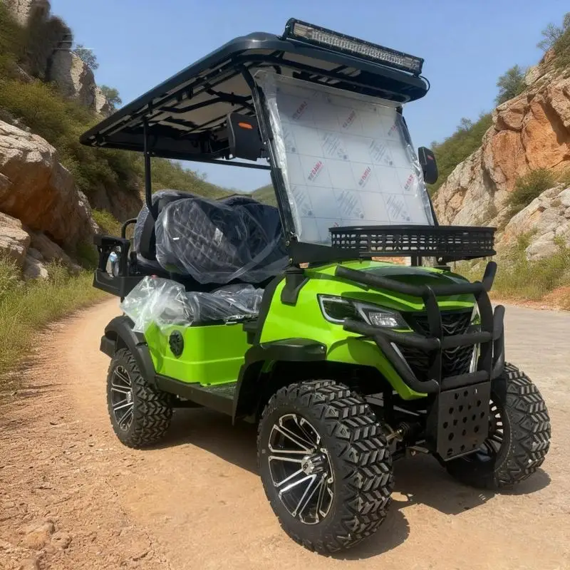 

Электрический гольф-кар 48В на 4 места, внедорожный гольф-багги для гольф-полей и вилл