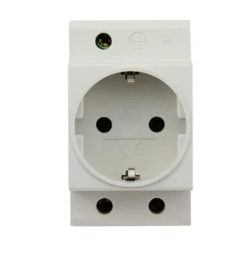 Cemig EU Standard DIN Rail AC 250V Power Socket