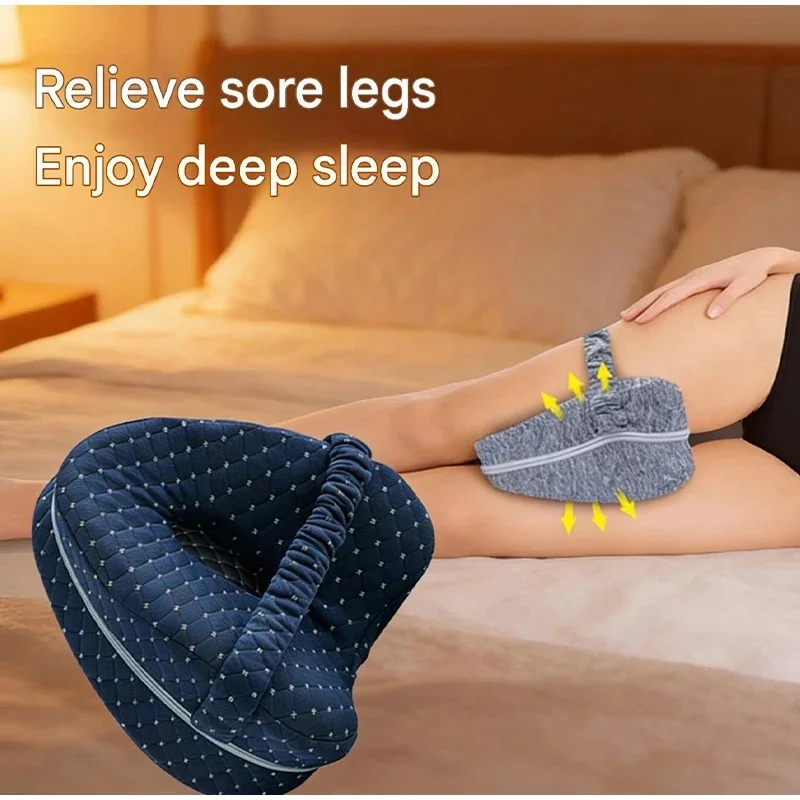 Christmas Stocking Stuffers Memory Foam Leg Pillow Kneepad Orthopedic Support for Sciatica Sofa Strap Fatigue Relief Xmas Gift