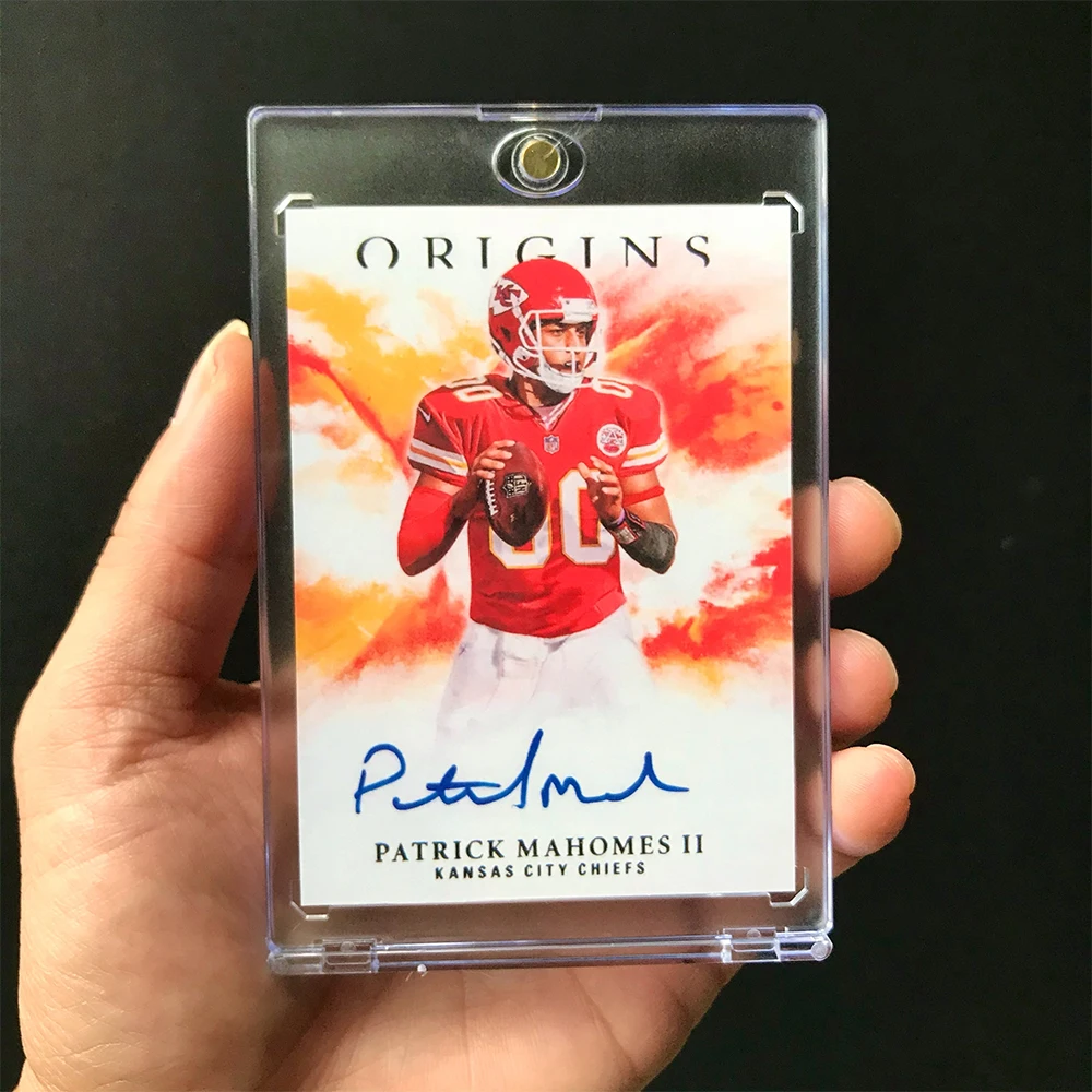 パニーニ トム ブレイディ マホームズ NFL フットボール DIY レーザー署名コレクション カード レンガ 男の子の誕生日 クリスマス プレゼント HOMEMADE