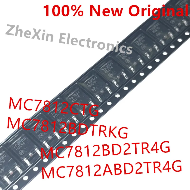 10PCS/Lot  MC7812CTG  7812CT 、MC7812BDTRKG  7812BG 、MC7812BD2TR4G  7812BD2T 、MC7812ABD2TR4G  7812ABD2T  Linear Voltage Regulator