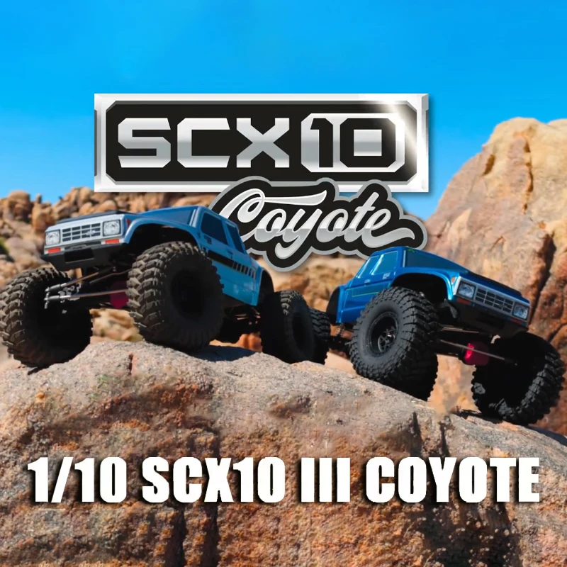 AXIAL SCX10 III Coyote 1:10 Альпинистский автомобиль RC Модель автомобиля с дистанционным управлением Матовый автомобиль с полным приводом 3S Внедорожник RTR