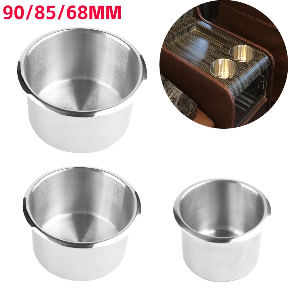 Stainless Steel Cup Drinking Holder Portable Durable Cup Organizer for Marine Boat Car Truck Camper Storage Car Accessories