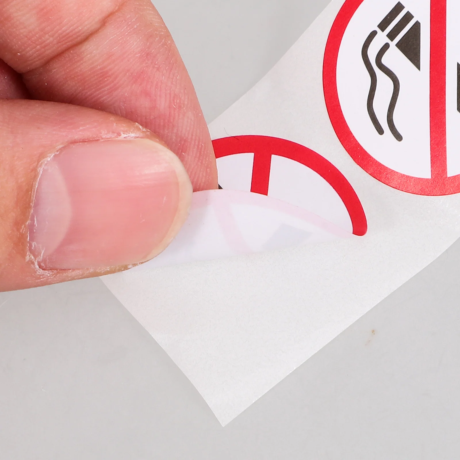 

4 Rolls Smoking Stickers No Smoking Sign Decals Waterproof Self Adhesive Signs Vinyl Decals Smoke Free Environment Home Decor