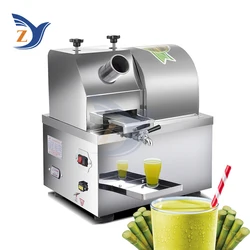 Sugarcane Juice Machine Electric ZY-T30 Sugar Cane Press Stainless Steel 750W Commercial Squeezer Juicer Desktop Fruit Equipment