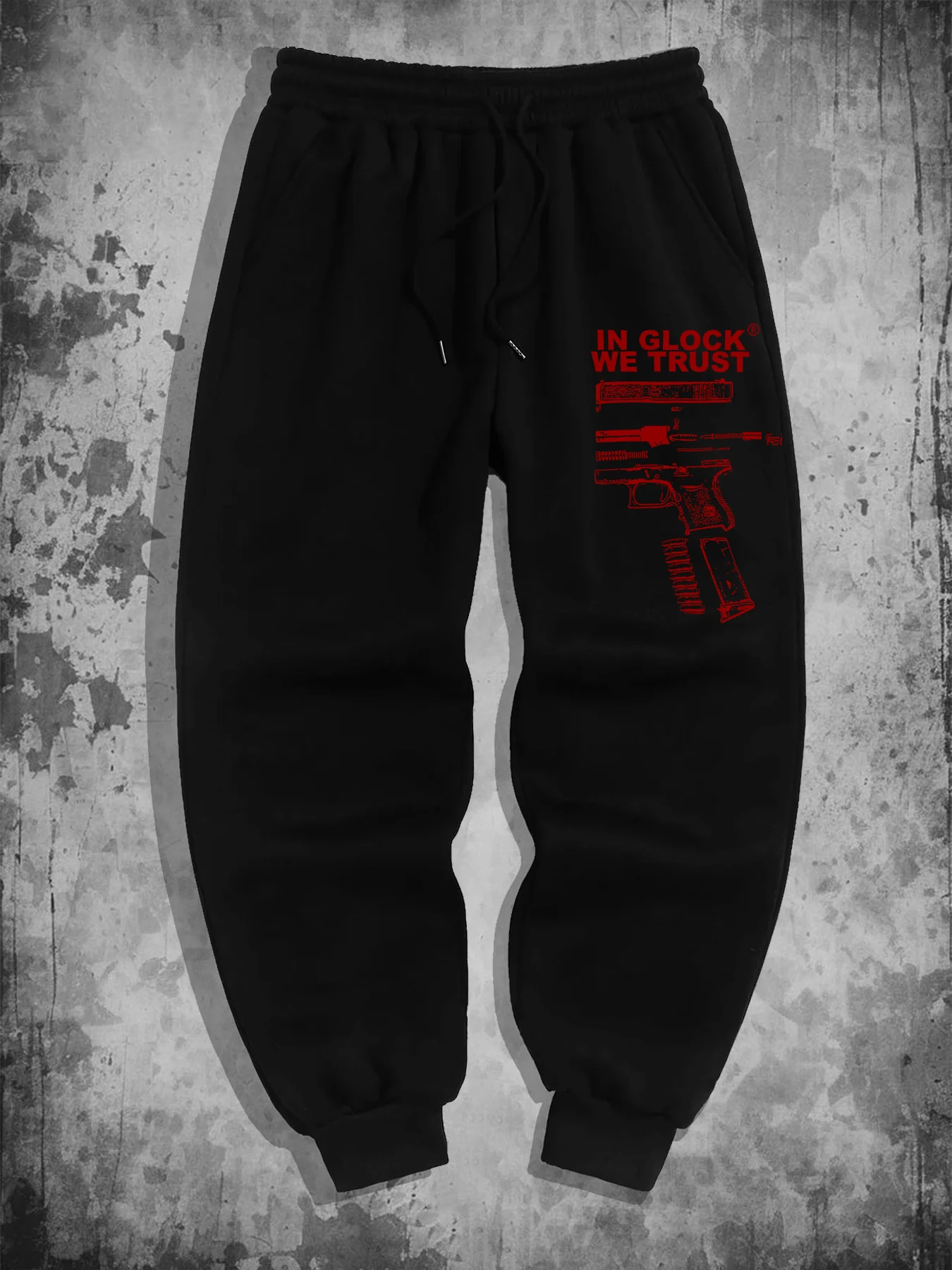 

Мужские повседневные спортивные спортивные брюки с принтом пистолета, новый весенний стиль для кемпесов, удобные спортивные штаны