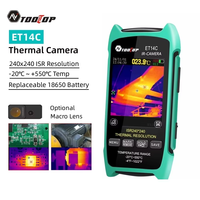 TOOLTOP ET14C -20°C~+550℃ Thermal Imaging Camera 18650 Replaceable Battery 25Hz IR Camera Thermal Imager Heat Inspect Tools