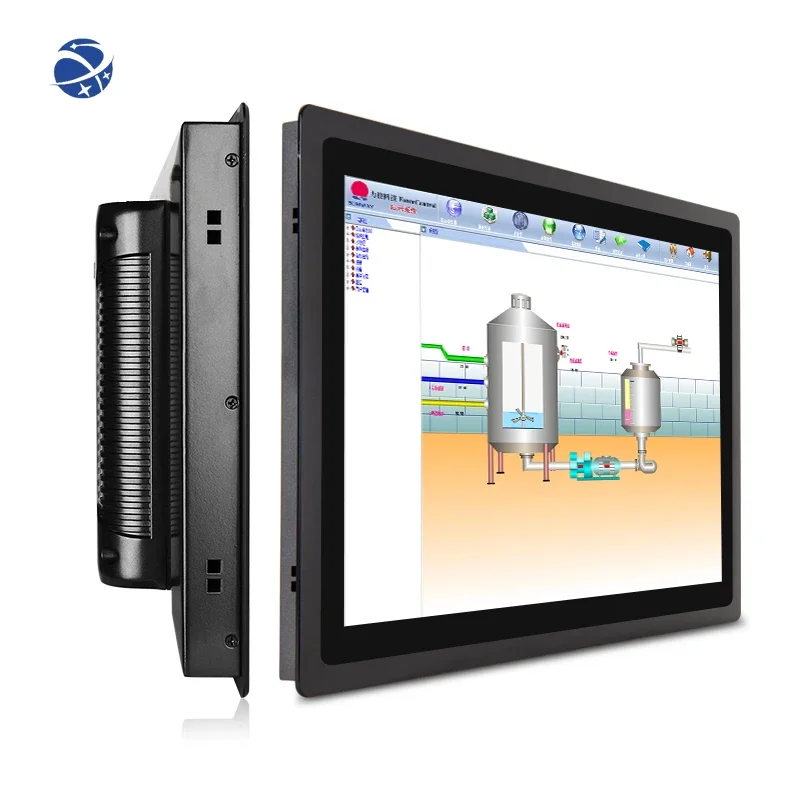 

Touchthink RJ45 DC VGA-порт 173 дюймов ip65 ЖК-монитор pcap 17,3 дюймов Рамка для монтажа в стойке промышленный монитор 500 нит