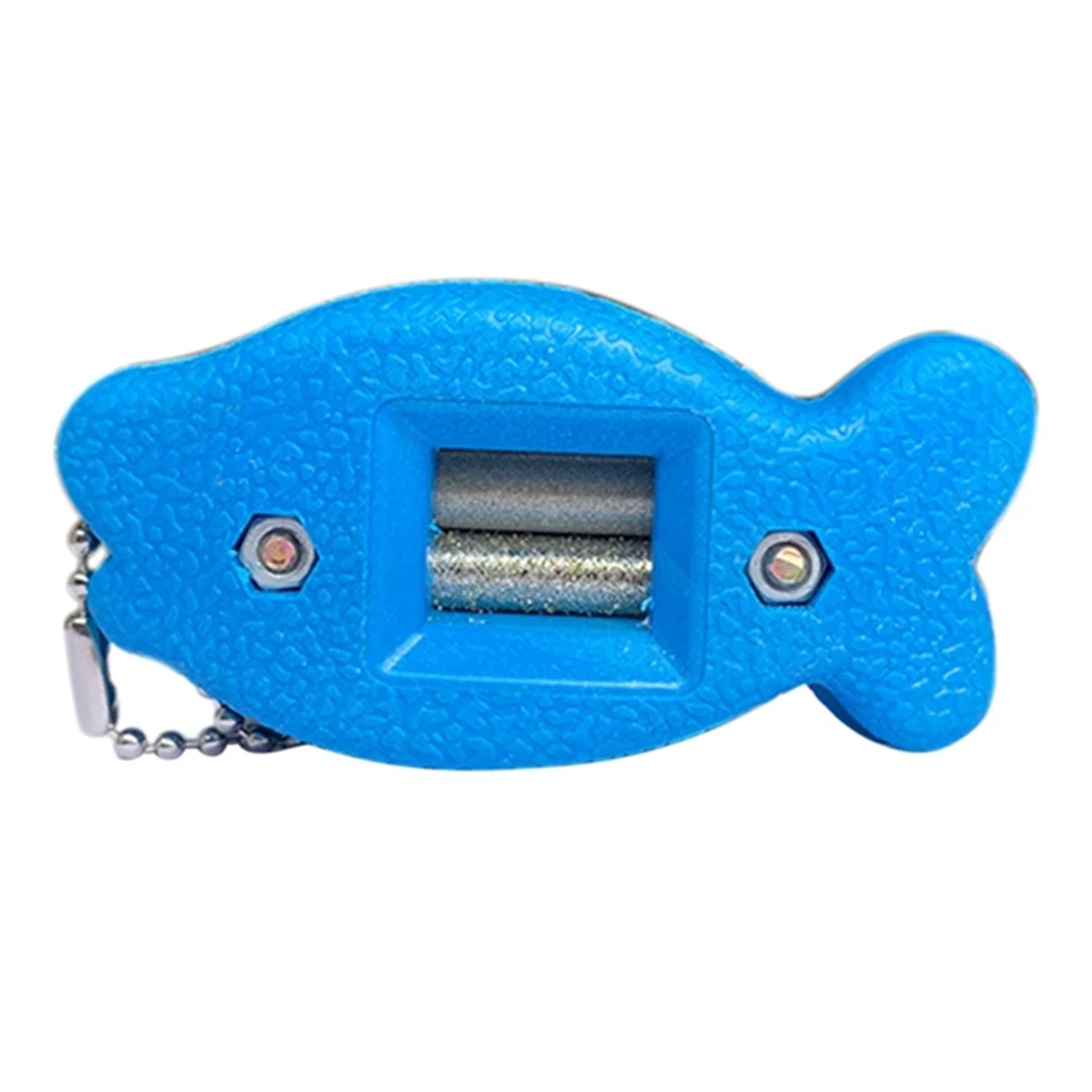 Ice Skate Double Side Sharpener Portable Hanging Ice Hockey Shoe Blades Sharpener Ice Skate Accessories-Blue