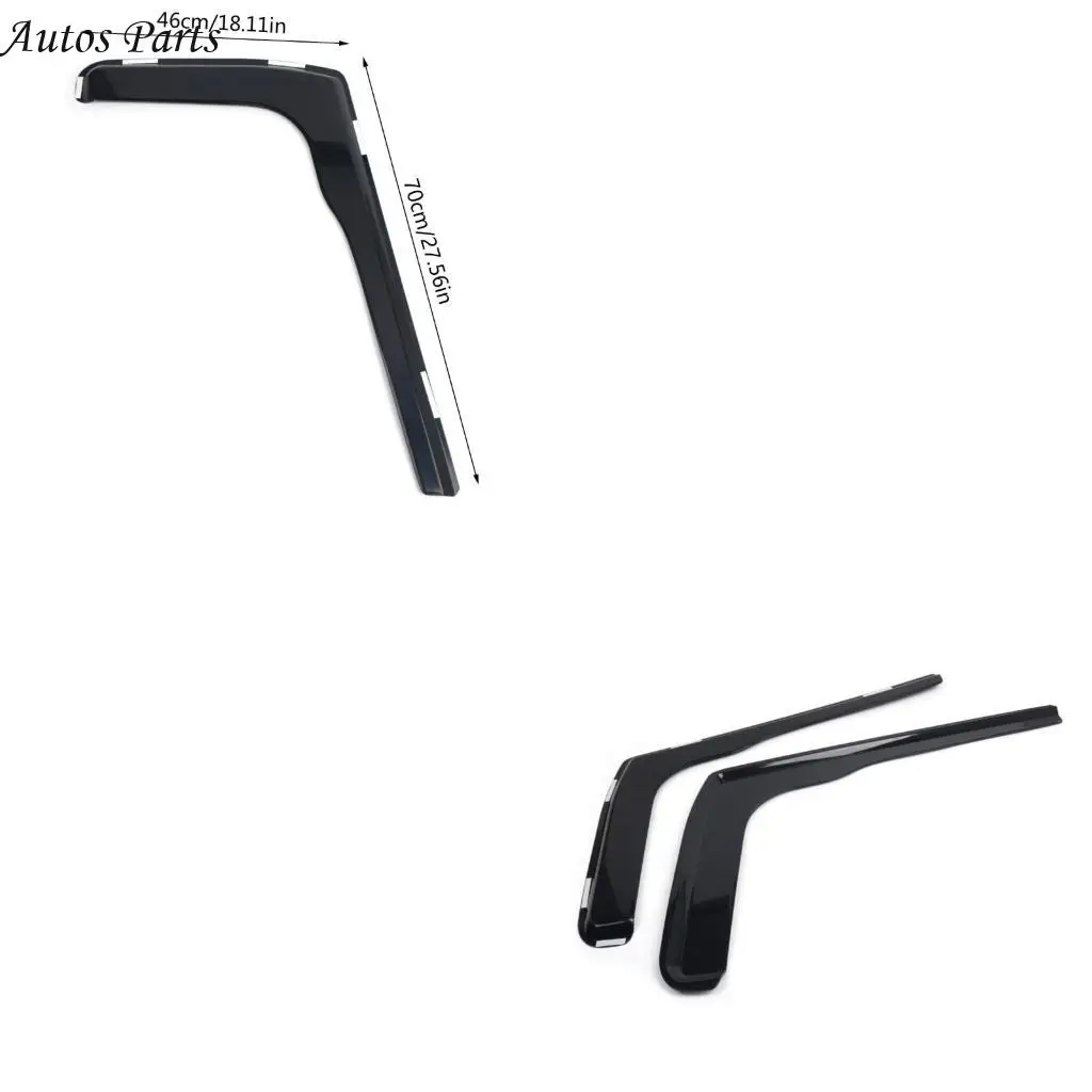

57BA Vent Visors for TRANSIT MK8 2014-Up Rain Guards Rain Shield Shade Replacement