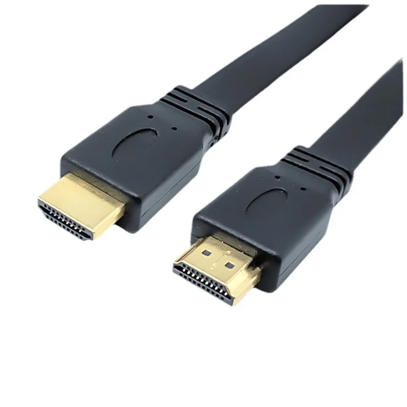 30cm/50cm Wysokiej jakości krótki kabel 1080P HD z obsługą wtyczki 3D z wtyczką męską na męską Płaski kabel do audio-wideo HDTV TV