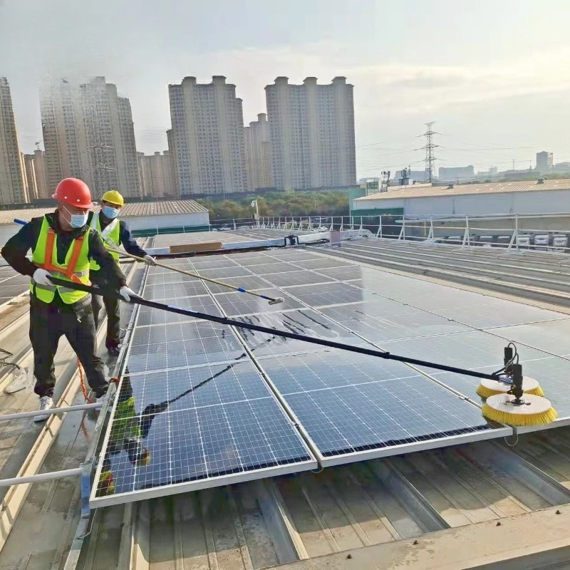 

Solar photovoltaic panel cleaning robot Distributed mountain photovoltaic panel cleaning equipment Brush power tools