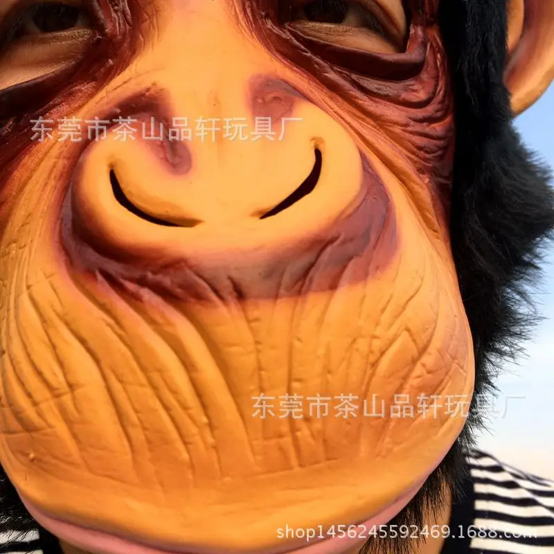 Masque à Capuche Orang-outan d'Halloween, Robe d'Animal