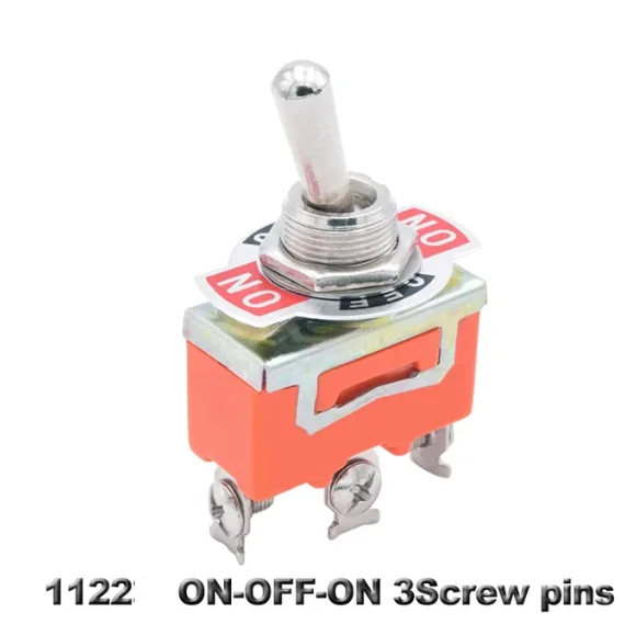 E-TEN1322 1021 1122 1221 1321 1121 Rocker Switch Knob Switch 15A 250V Opening 12MM 2/3/4/6 Pin 2-speed 3-speed