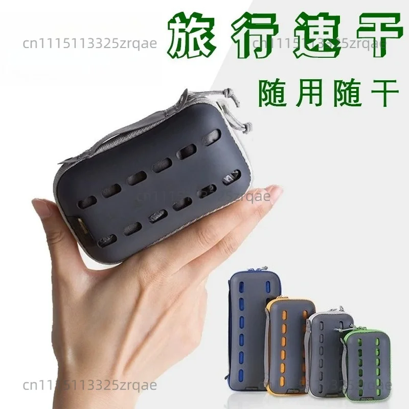 Travel quick-drying towel water-absorbing fitness nanofiber hair wiping quick-drying pocket bath towel