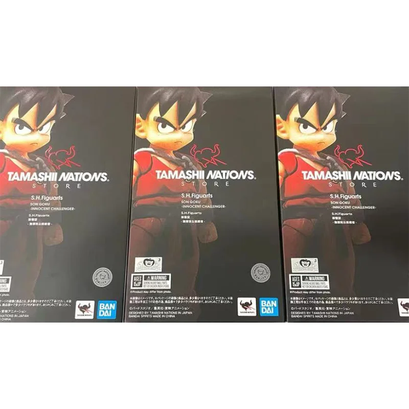 

Original S.H.Figuarts Dragon Ball Son Goku Innocent Challenger Ver 10CM PVC In Stock Anime Action Collection Figures Model Toys