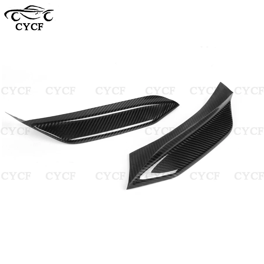 For BMW M3 M4 Series F80 F82 F83 High quality carbon fiber wrap angle carbon anti-collision Front Bumper corner protection