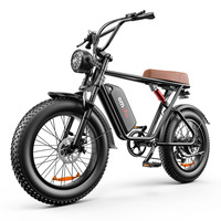Emoko-bike Electric C91, 1000W, 48V20Ah, Tourist Suspension, Shock Absorption, Adult Electric Bike 20 Inch Tires