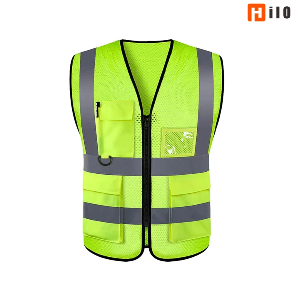 Adjustable Safety High Reflective Visibility Vest Reflective Security Vests Traffic Night Outdoor For Running Cycling Sports