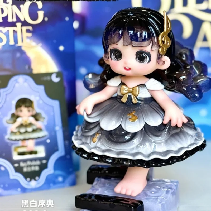 오리지널 Miana Blind Box 잠자는 성 시리즈 트렌디 애니메이션 주변기기 데스크탑 장식 장식품 모델 장난감 선물