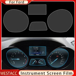 Car Interior Instrument Dashboard Monitor Screen Protector Film Cover Sticker for Ford Kuga Escape 2014 - 2018 Accessories